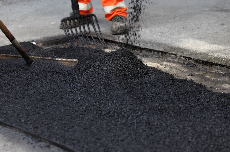Imprinted Asphalt Installation