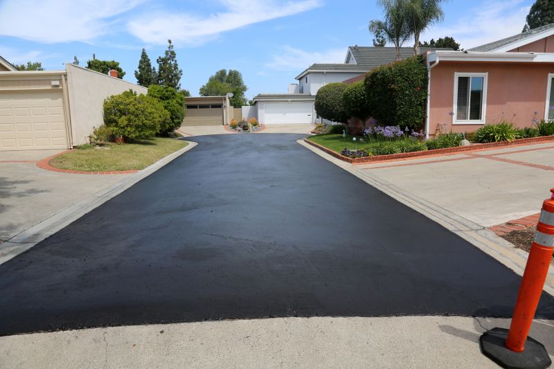Finished Blacktop Driveway